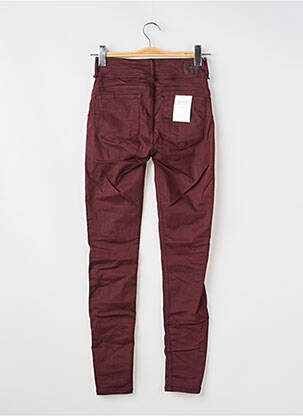 Pantalon slim țesătură poplin mărime normală violet ONE SIZE FILTS ALL femeie