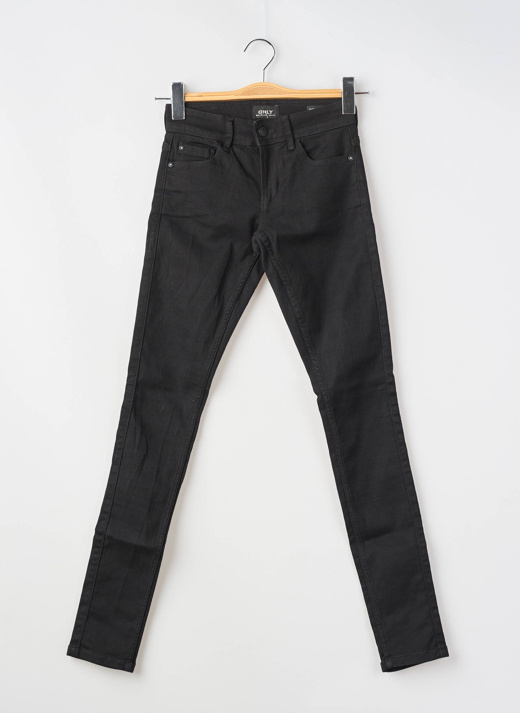 Blugi skinny mărime normală mărime normală negru ONLY femeie