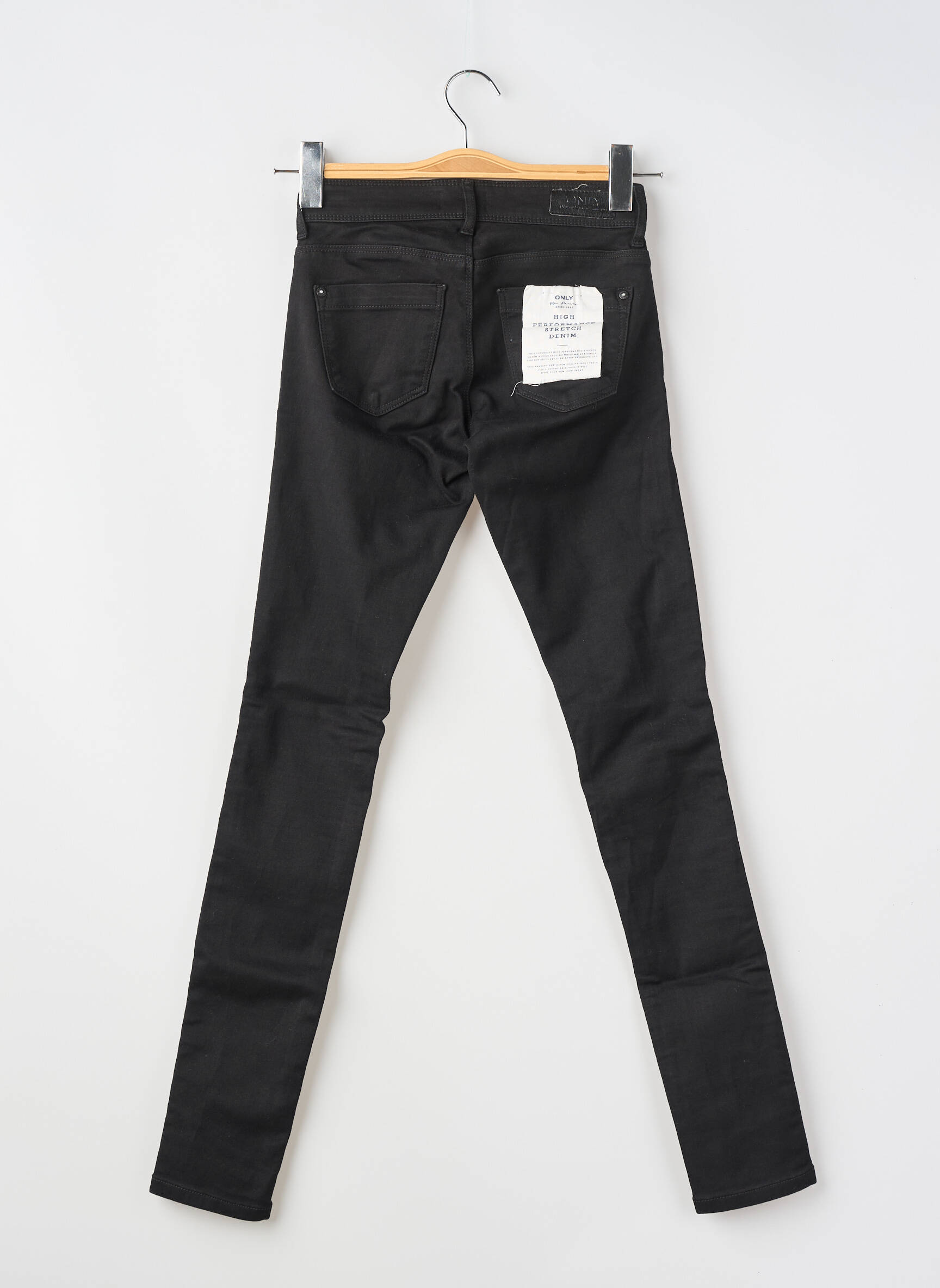 Blugi skinny mărime normală mărime normală negru ONLY femeie