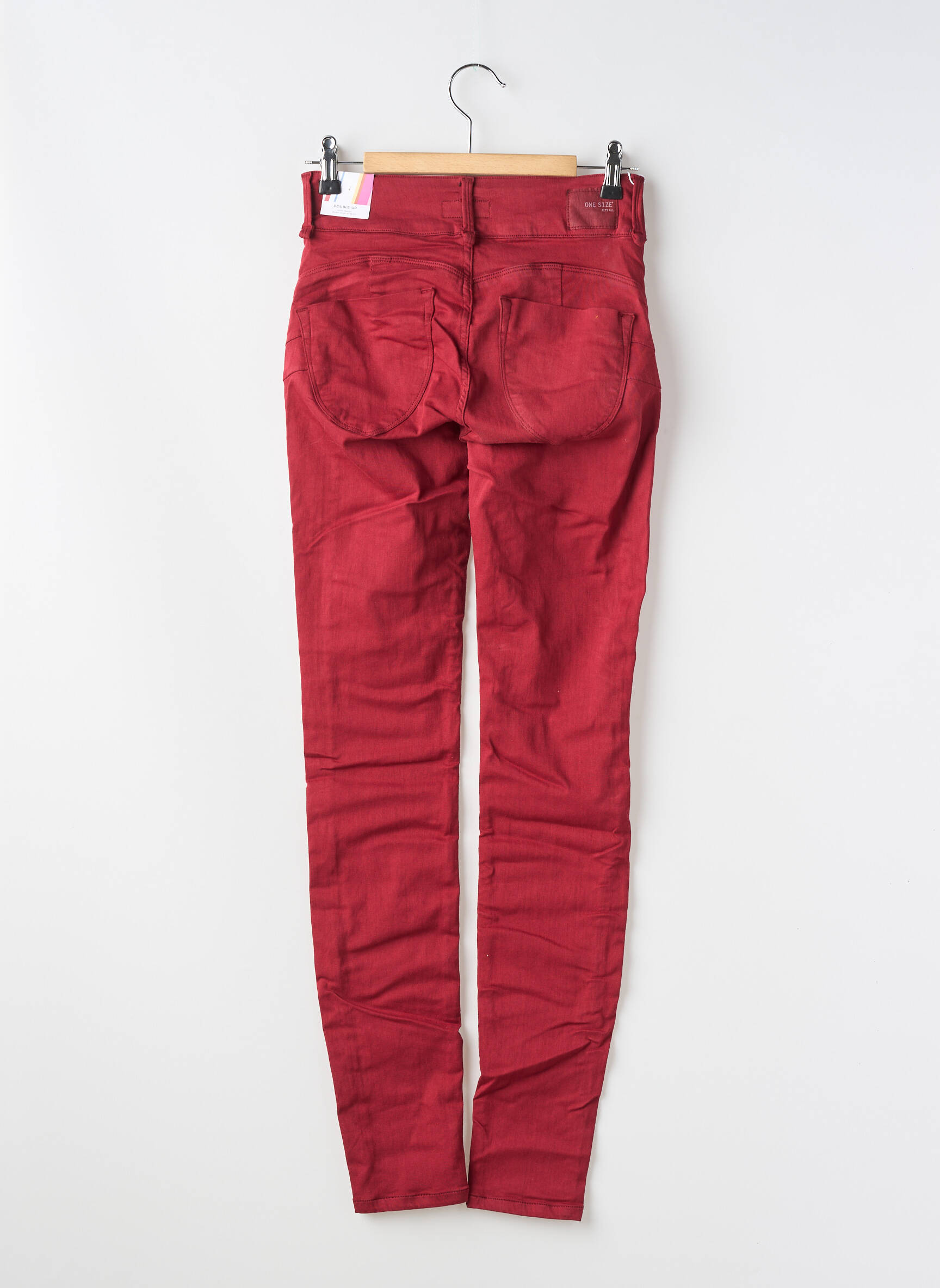 Pantalon slim conic mărime normală roșu ONE SIZE FILTS ALL femeie