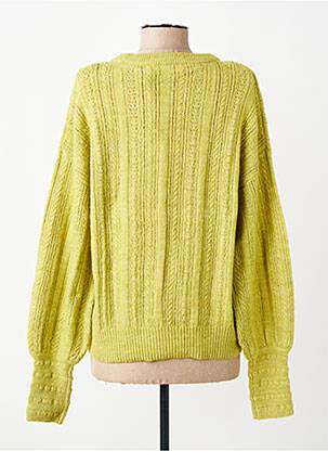 Pulover strânsă pe partea de jos mâneci lungi verde LILY & ME femeie