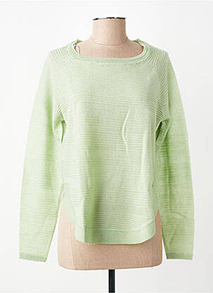 Pulover guler rotund mâneci lungi verde ONLY femeie