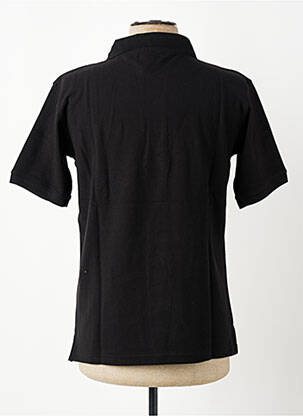 Polo croială dreaptă mâneci scurte negru GWEN & BLACK bărbat