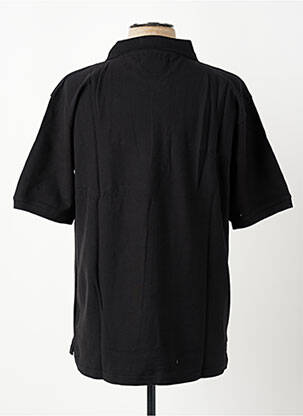 Polo croială dreaptă mâneci scurte negru GWEN & BLACK bărbat