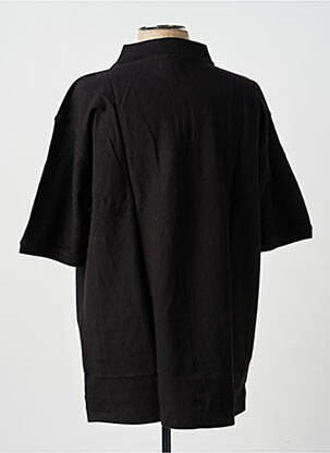 Polo croială dreaptă mâneci scurte negru GWEN & BLACK bărbat