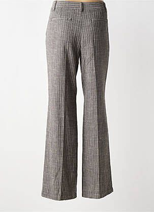 Pantalon drept talie cu cleme mărime normală gri OLSEN femeie