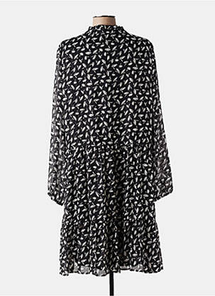 Rochie midi croială fluidă mâneci lungi negru KAFFE femeie
