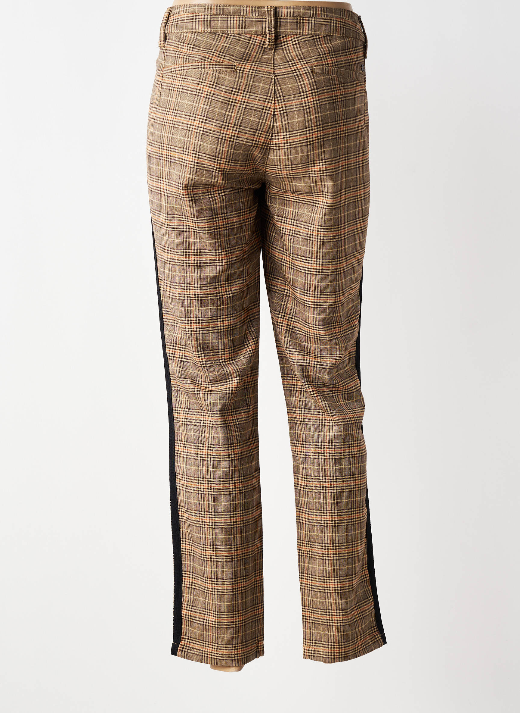Pantalon 7/8 elasticitate mărime normală maro FREEMAN T.PORTER femeie