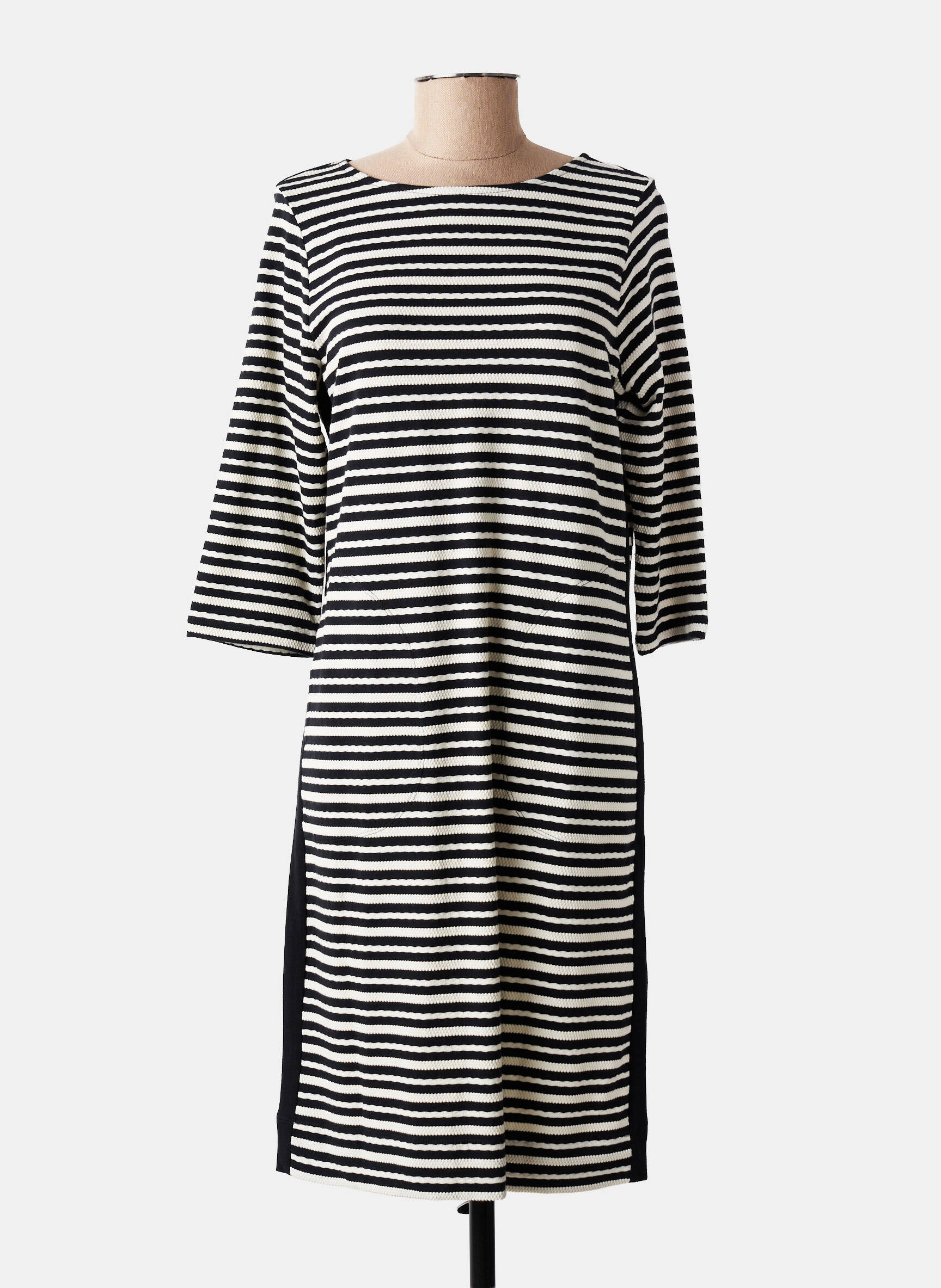 Rochie midi mâneci 3/4 mâneci 3/4 negru OLSEN femeie