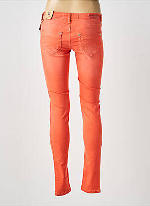 Blugi skinny elasticitate talie joasă portocalie FREEMAN T.PORTER femeie