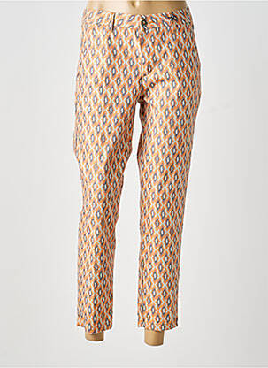 Pantalon 7/8 elasticitate mărime normală portocalie FREEMAN T.PORTER femeie