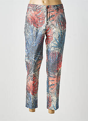 Pantalon 7/8 talie cu cleme mărime normală portocalie FREEMAN T.PORTER femeie
