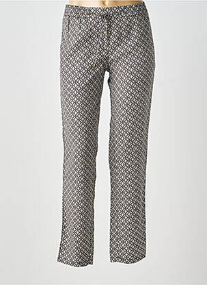 Pantalon slim talie elastică mărime normală gri OLSEN femeie