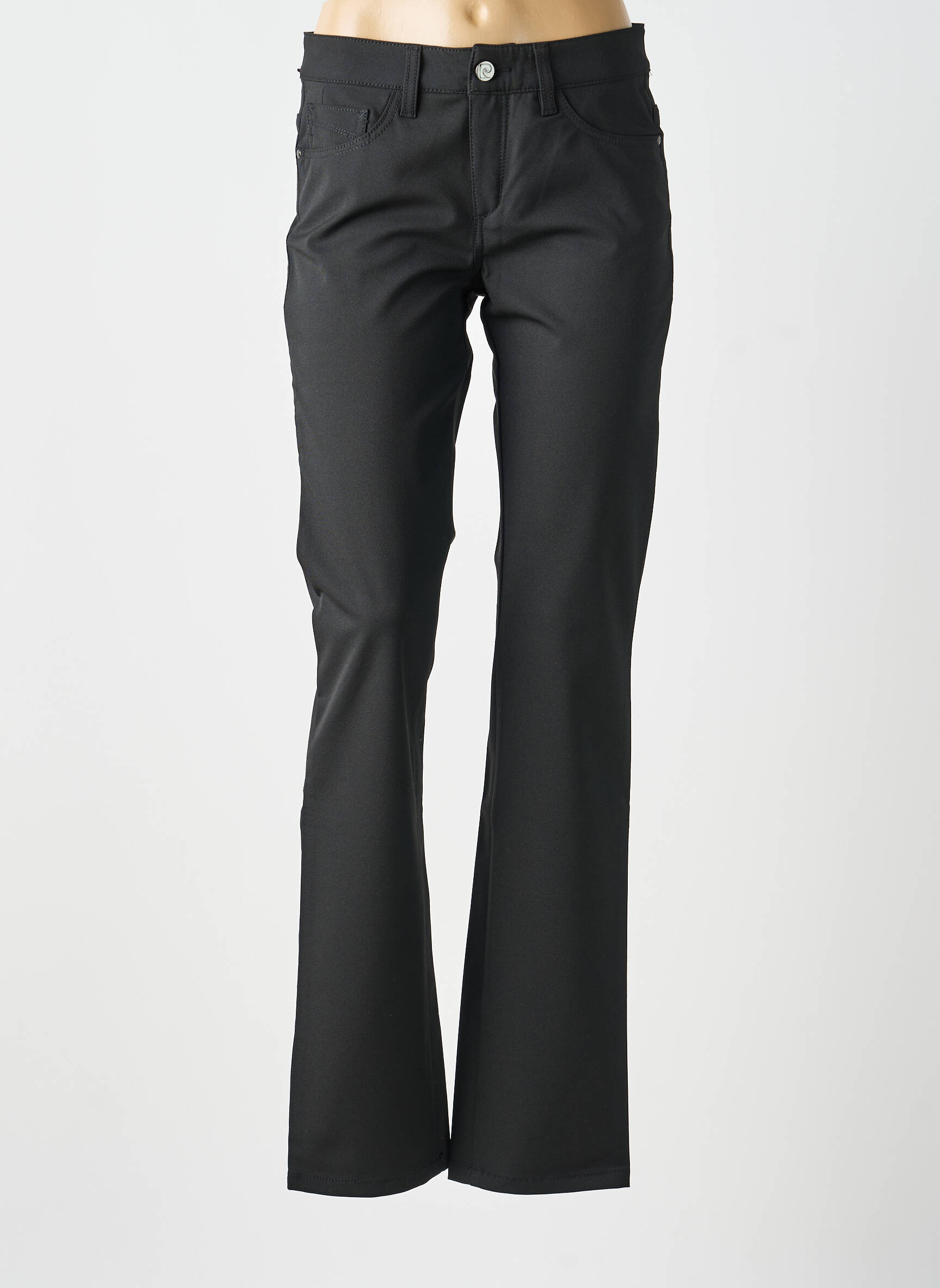 Pantalon slim elasticitate mărime normală negru PIERRE CARDIN femeie