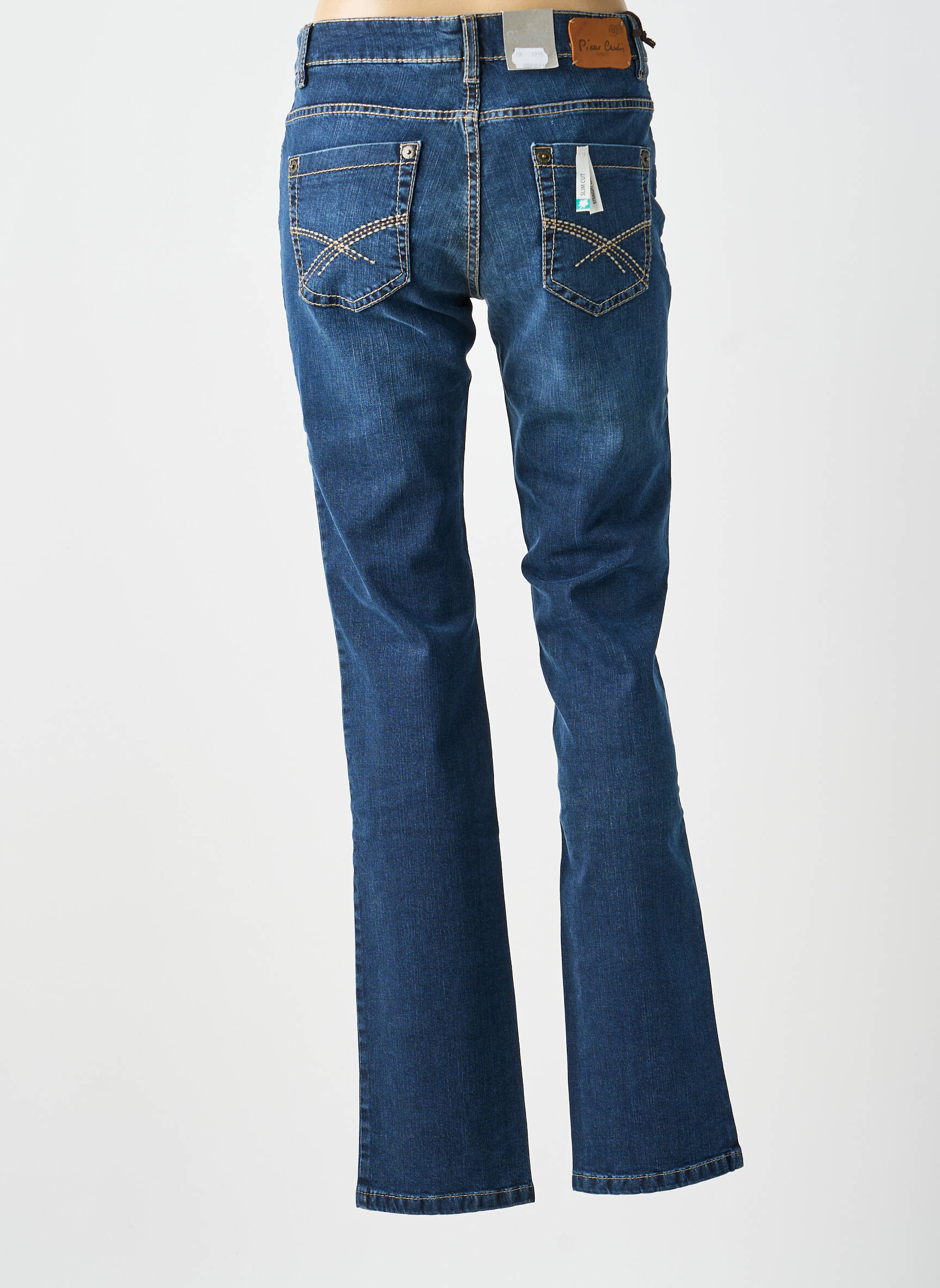 Blugi cu croială slim elasticitate mărime normală albastru PIERRE CARDIN femeie