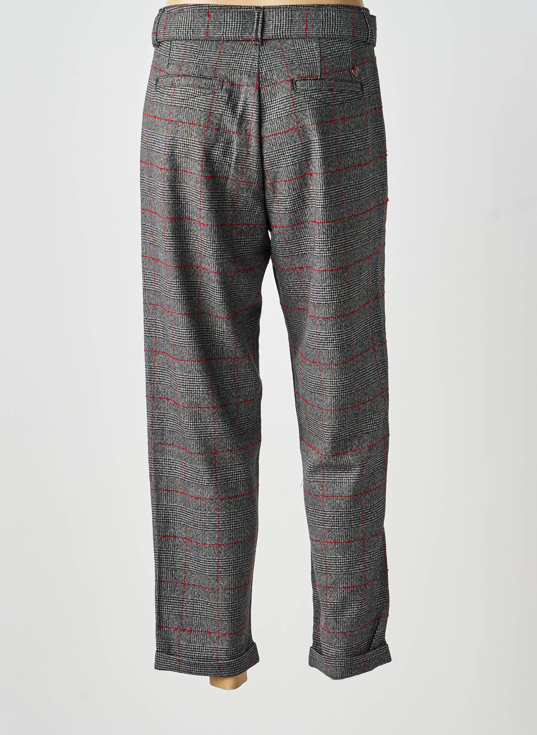 Pantalon 7/8 elasticitate mărime normală negru FREEMAN T.PORTER femeie