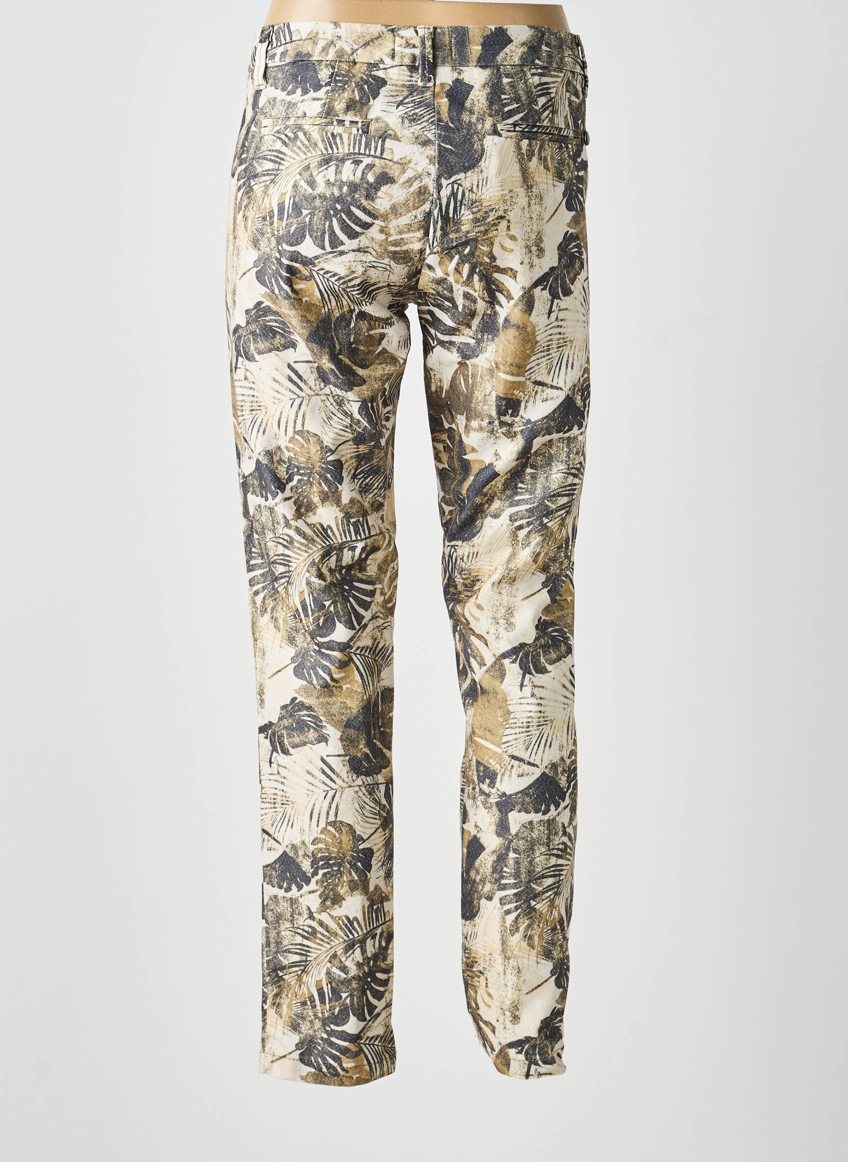 Pantalon drept elasticitate mărime normală verde FREEMAN T.PORTER femeie