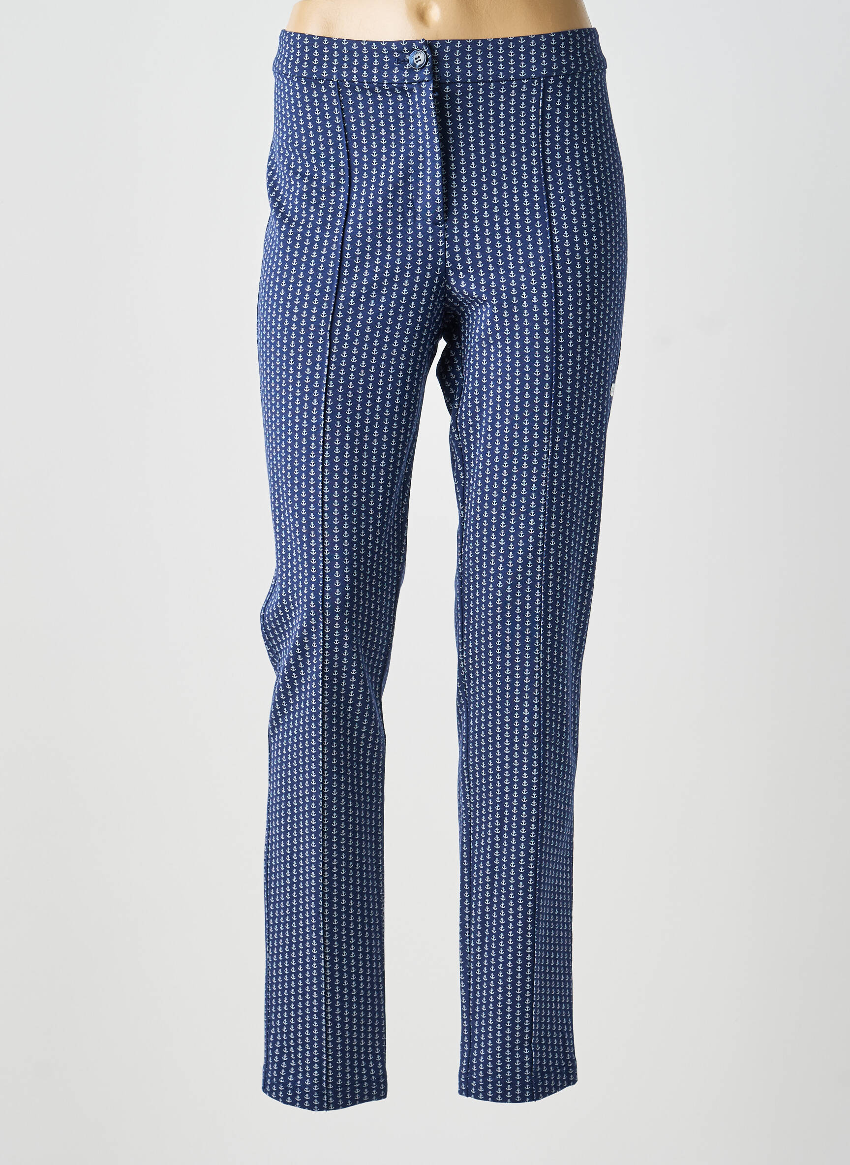 Pantalon slim elasticitate mărime normală albastru OLSEN femeie