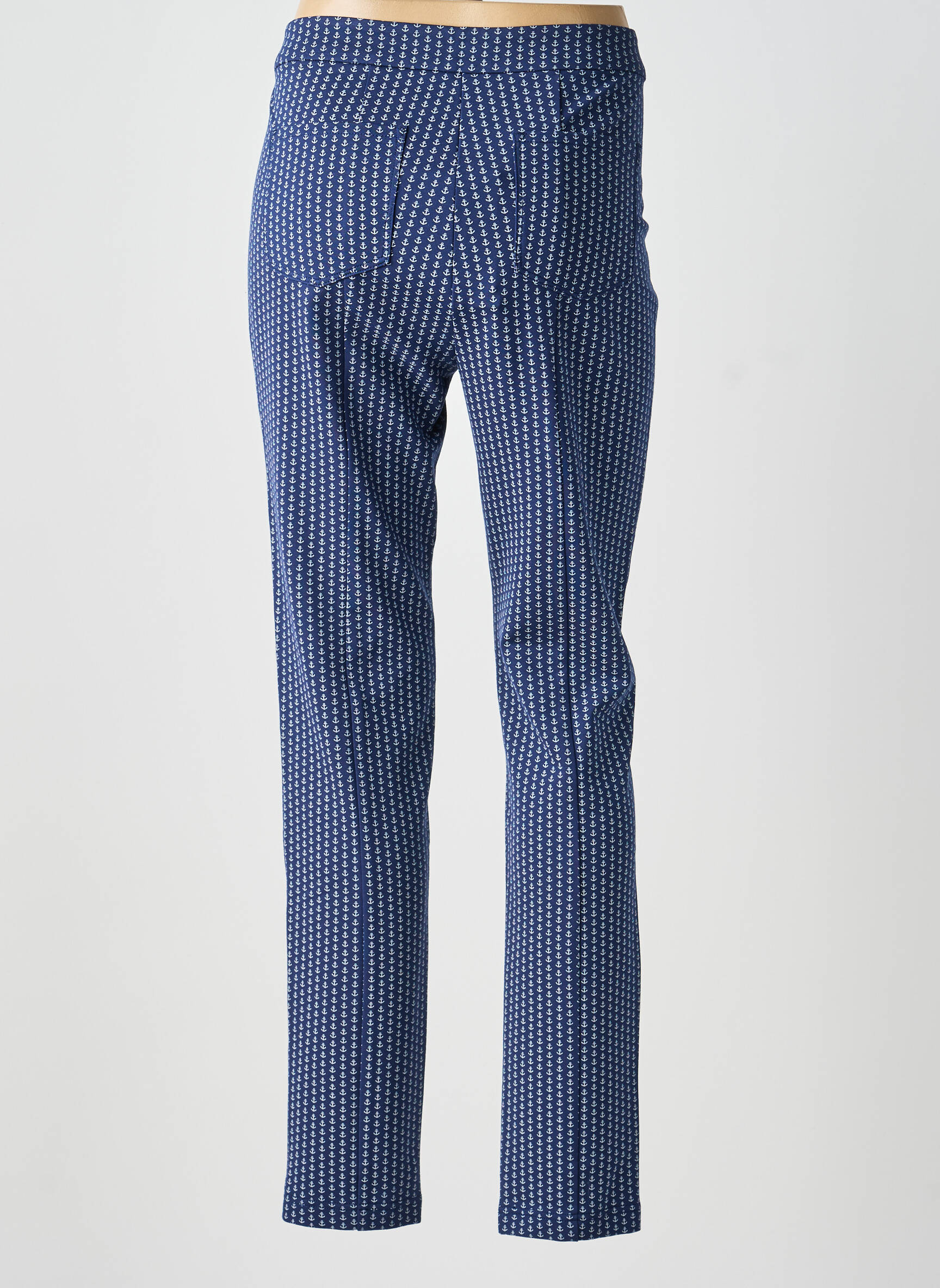 Pantalon slim elasticitate mărime normală albastru OLSEN femeie