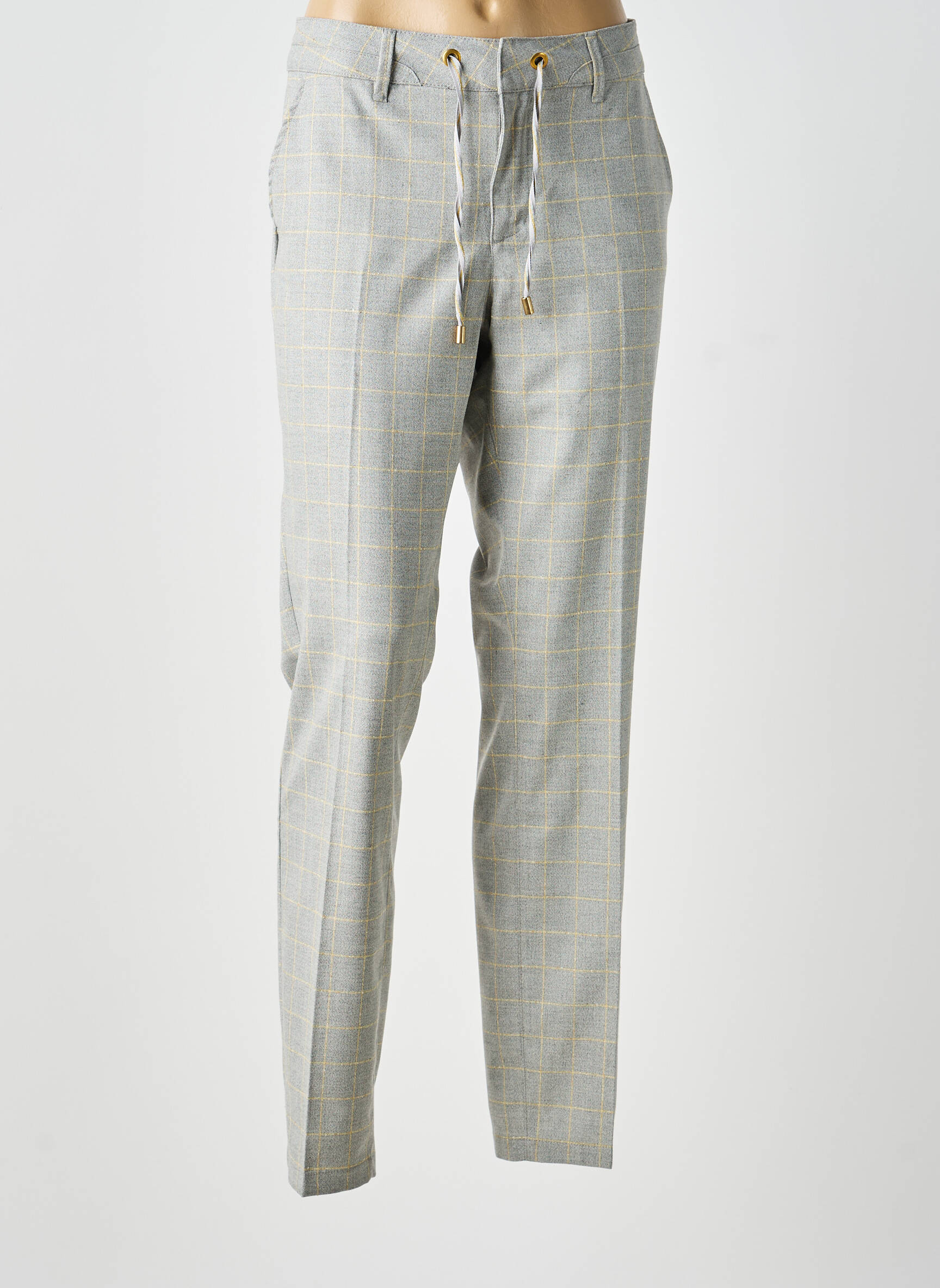 Pantalon slim mărime normală mărime normală gri FREEMAN T.PORTER femeie