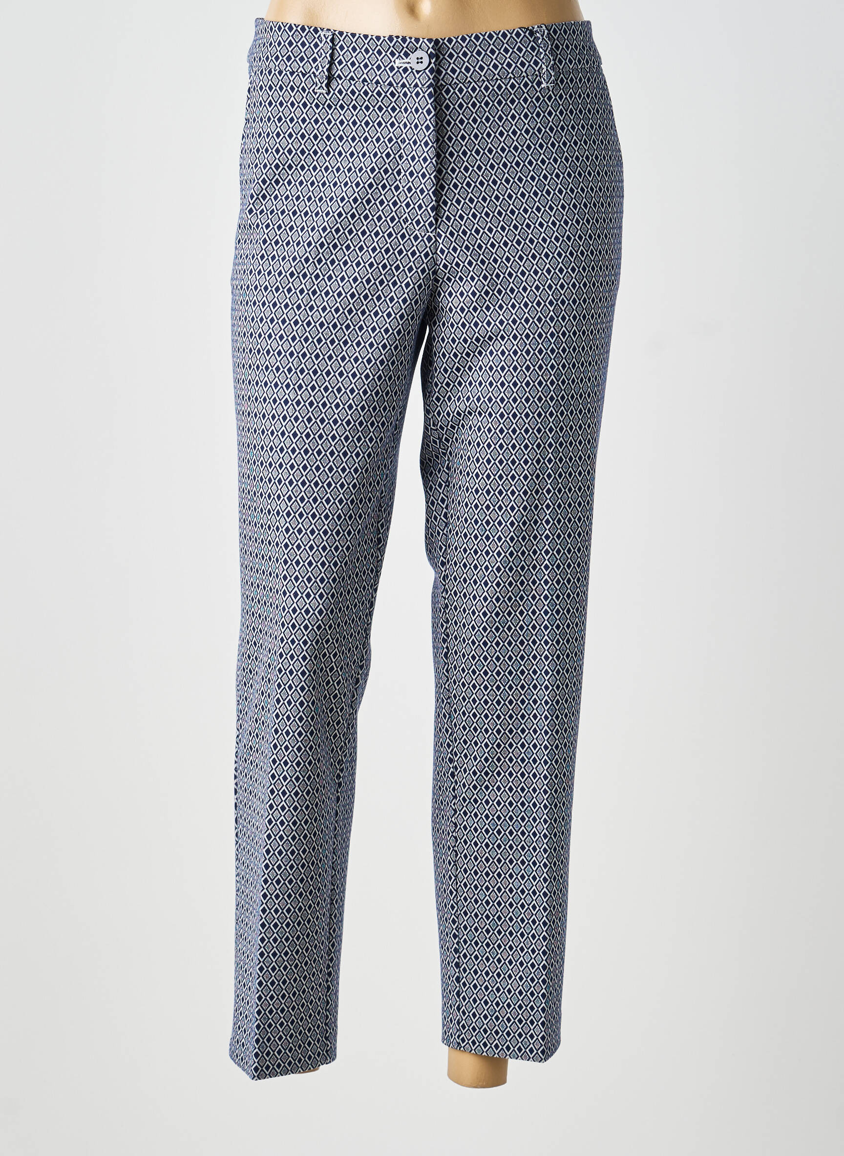 Pantalon 7/8 elasticitate mărime normală albastru OLSEN femeie
