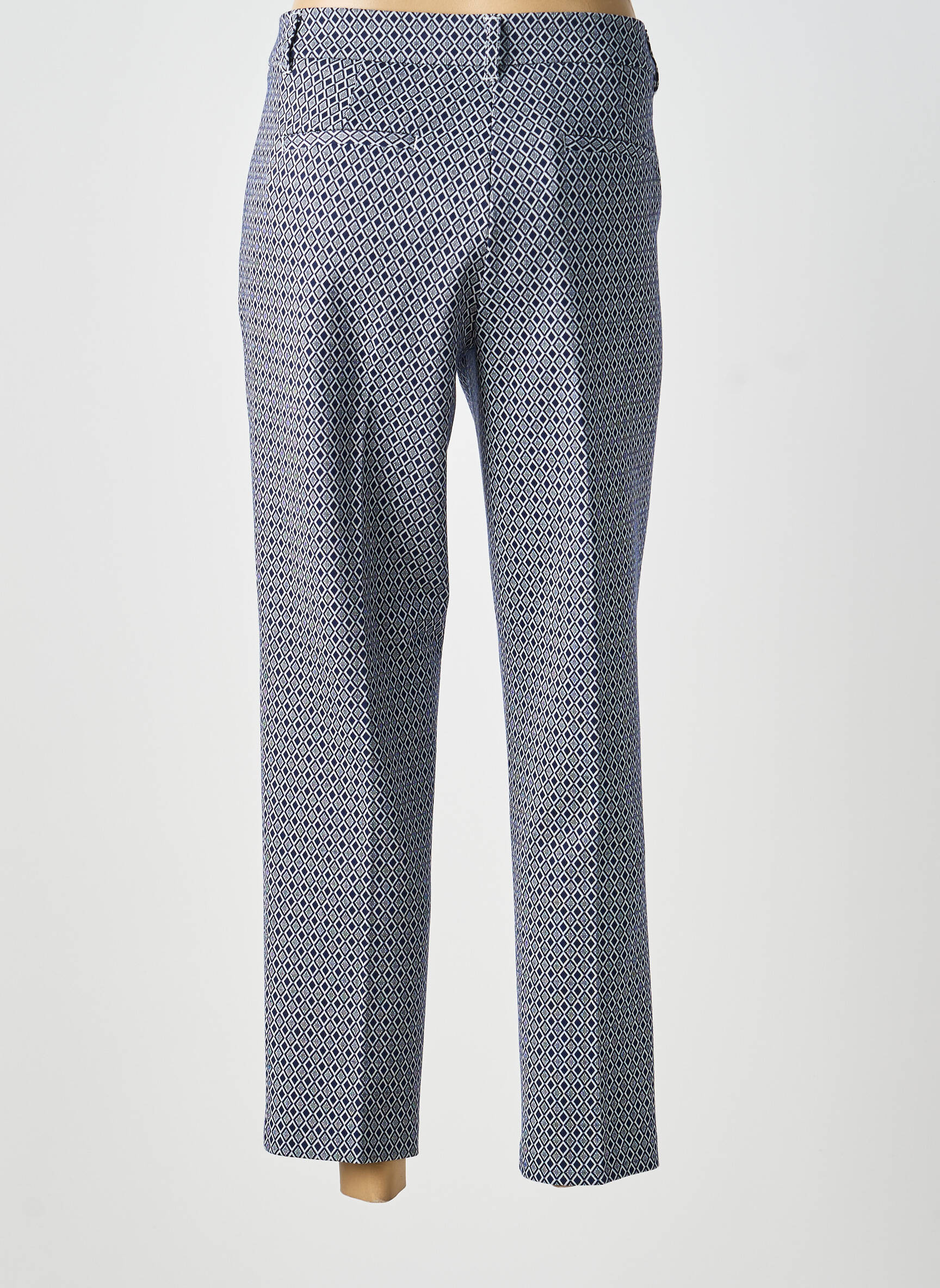 Pantalon 7/8 elasticitate mărime normală albastru OLSEN femeie