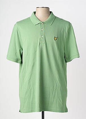 Polo elasticitate mâneci scurte verde LYLE & SCOTT bărbat