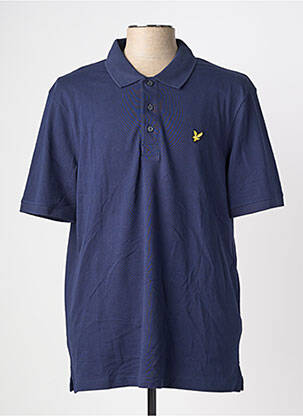 Polo elasticitate mâneci scurte albastru LYLE & SCOTT bărbat
