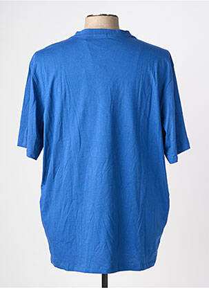 Tricou broderie mâneci scurte albastru SERGE BLANCO bărbat