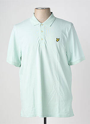 Polo elasticitate mâneci scurte verde LYLE & SCOTT bărbat