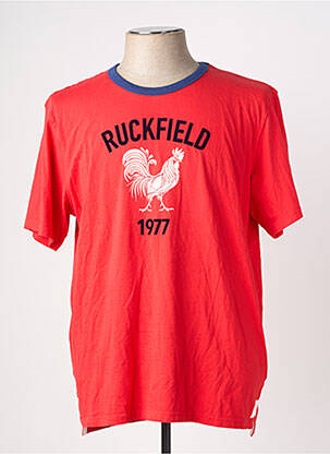 Tricou elasticitate mâneci scurte roșu RUCKFIELD bărbat