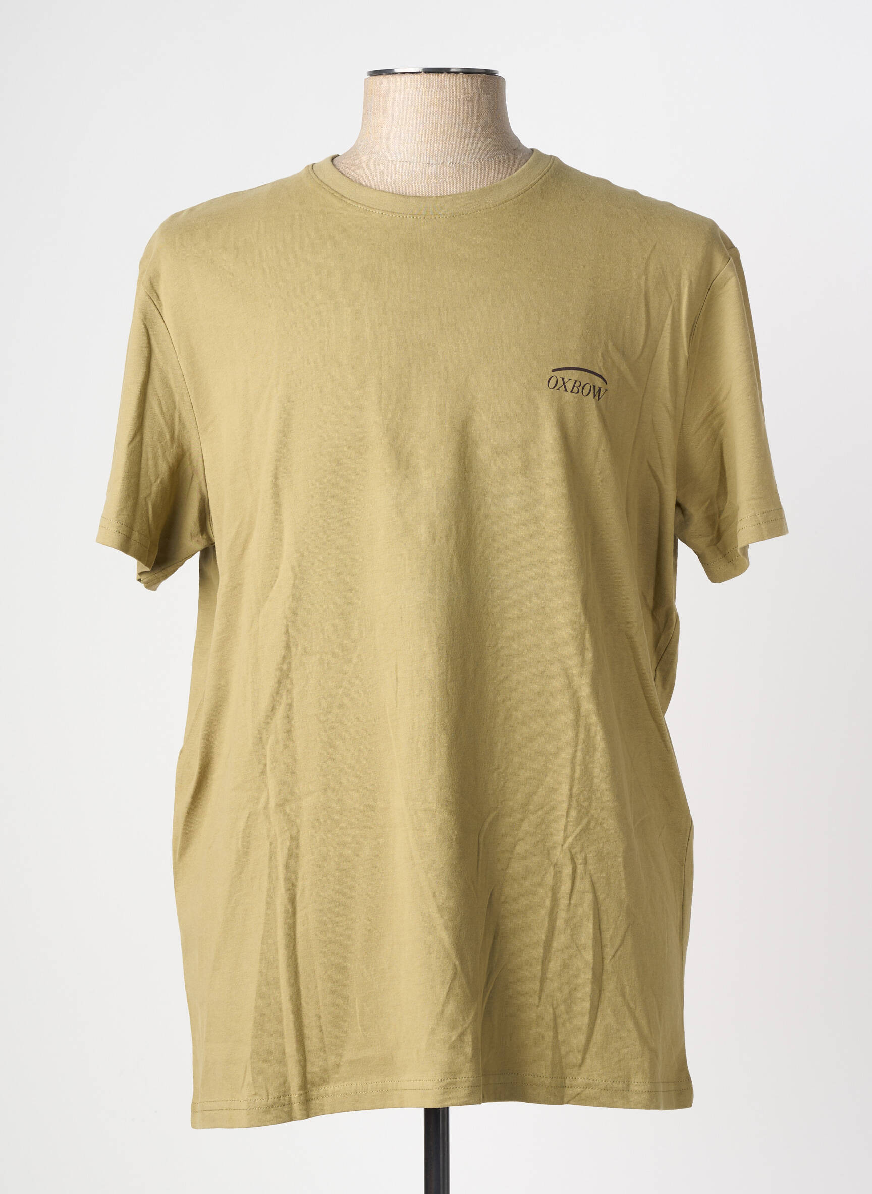 Tricou elasticitate mâneci scurte verde OXBOW bărbat