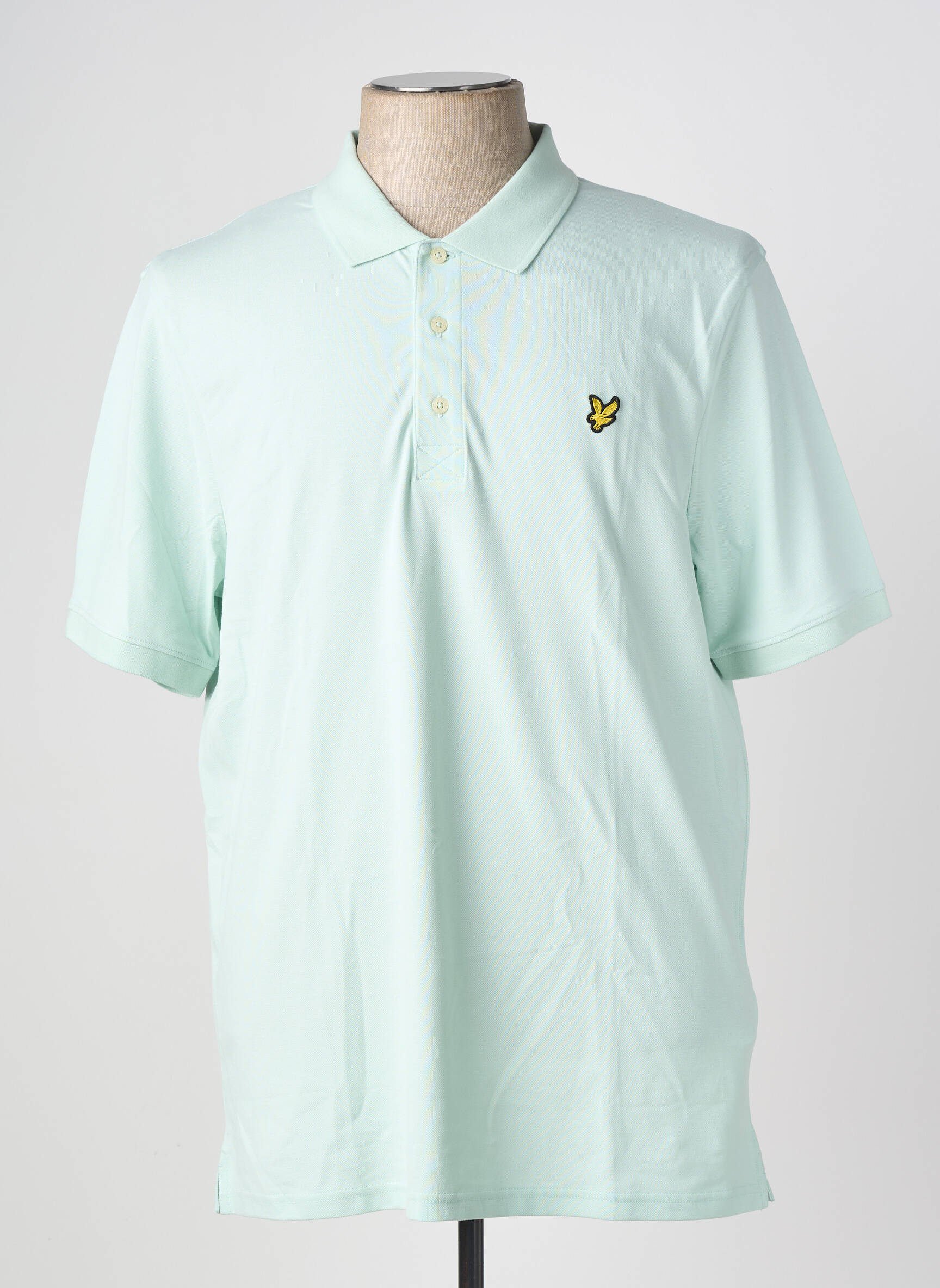 Polo elasticitate mâneci scurte verde LYLE & SCOTT bărbat