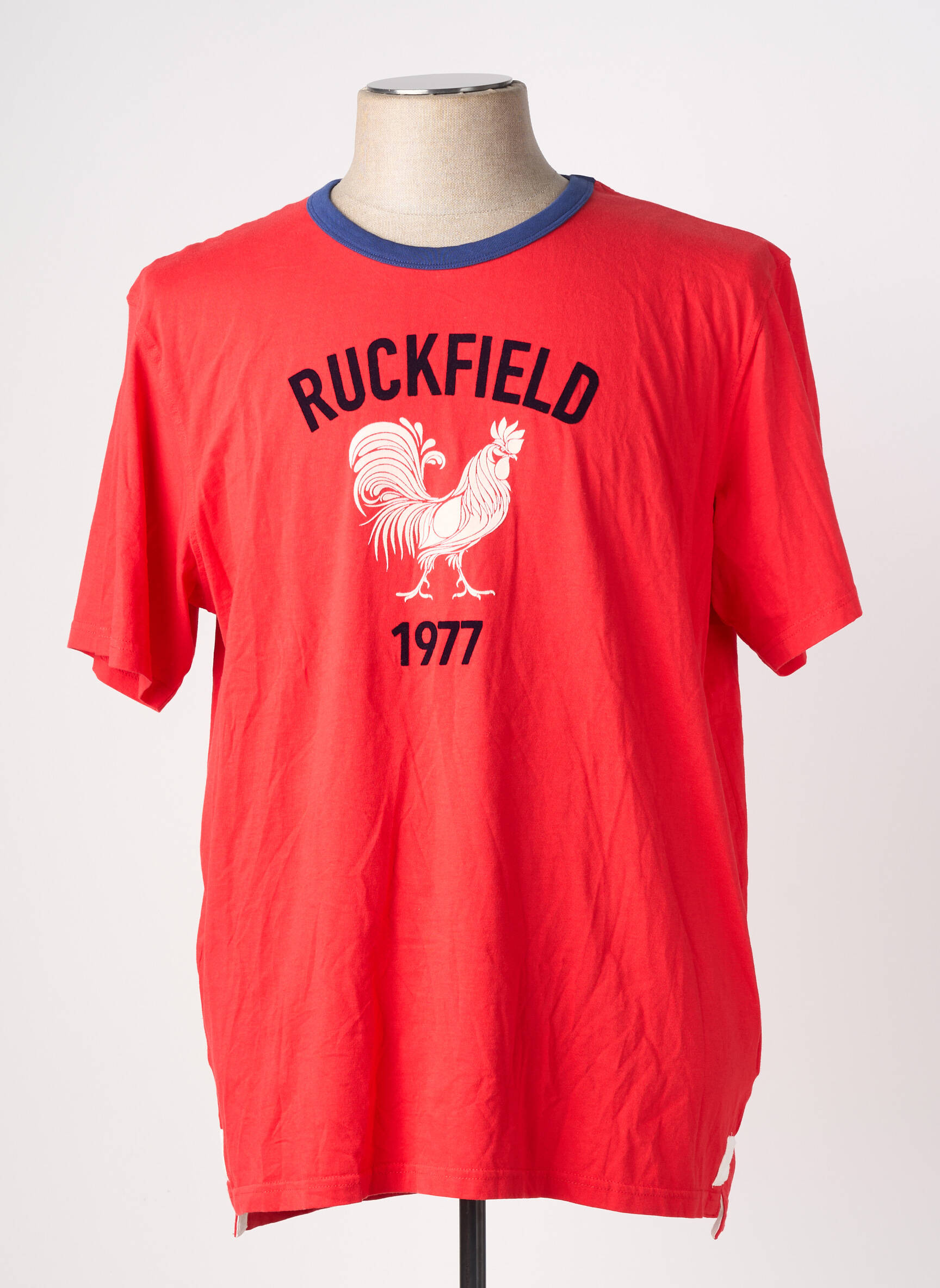Tricou elasticitate mâneci scurte roșu RUCKFIELD bărbat