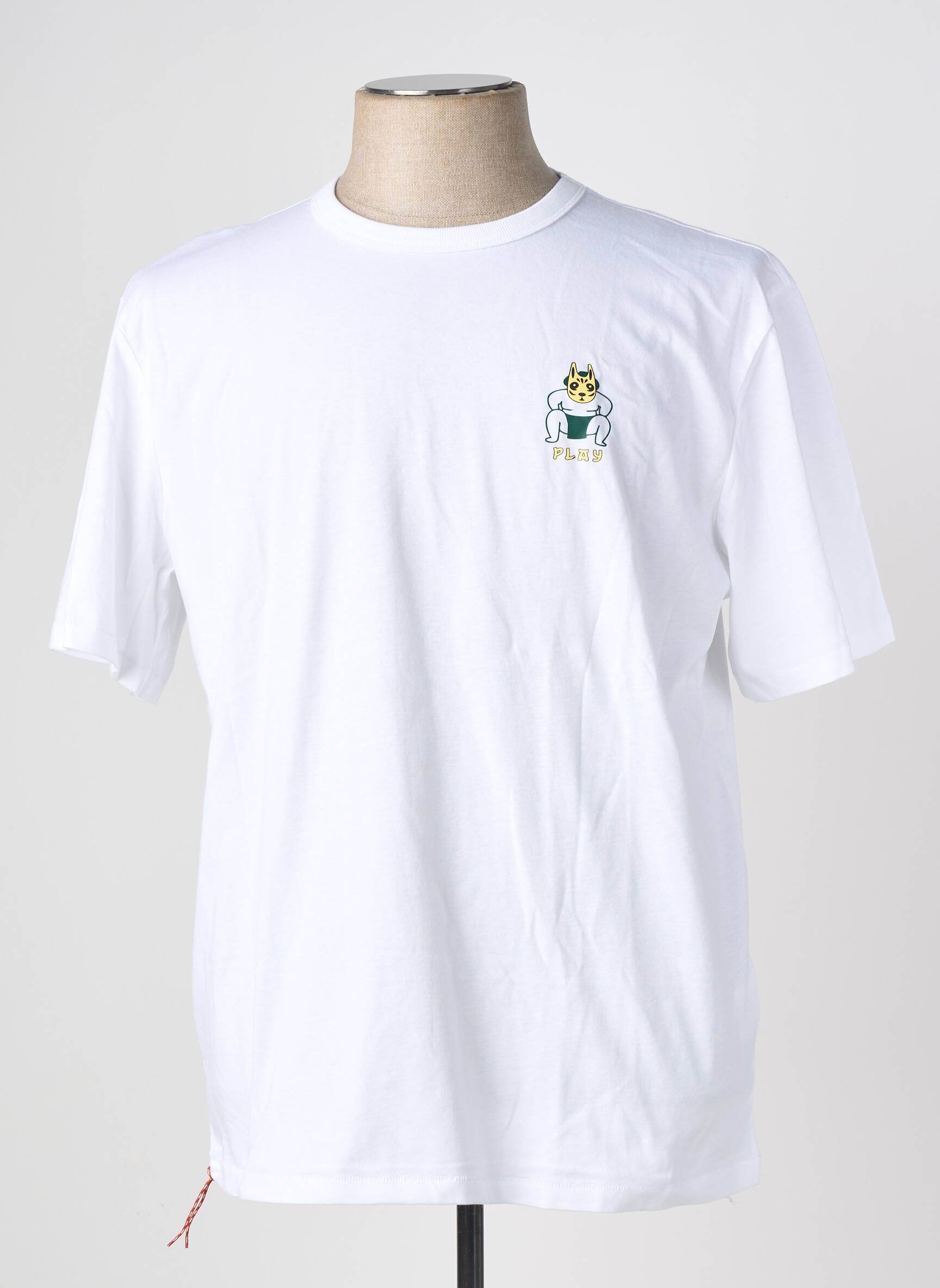 Tricou elasticitate mâneci scurte alb SERGE BLANCO bărbat