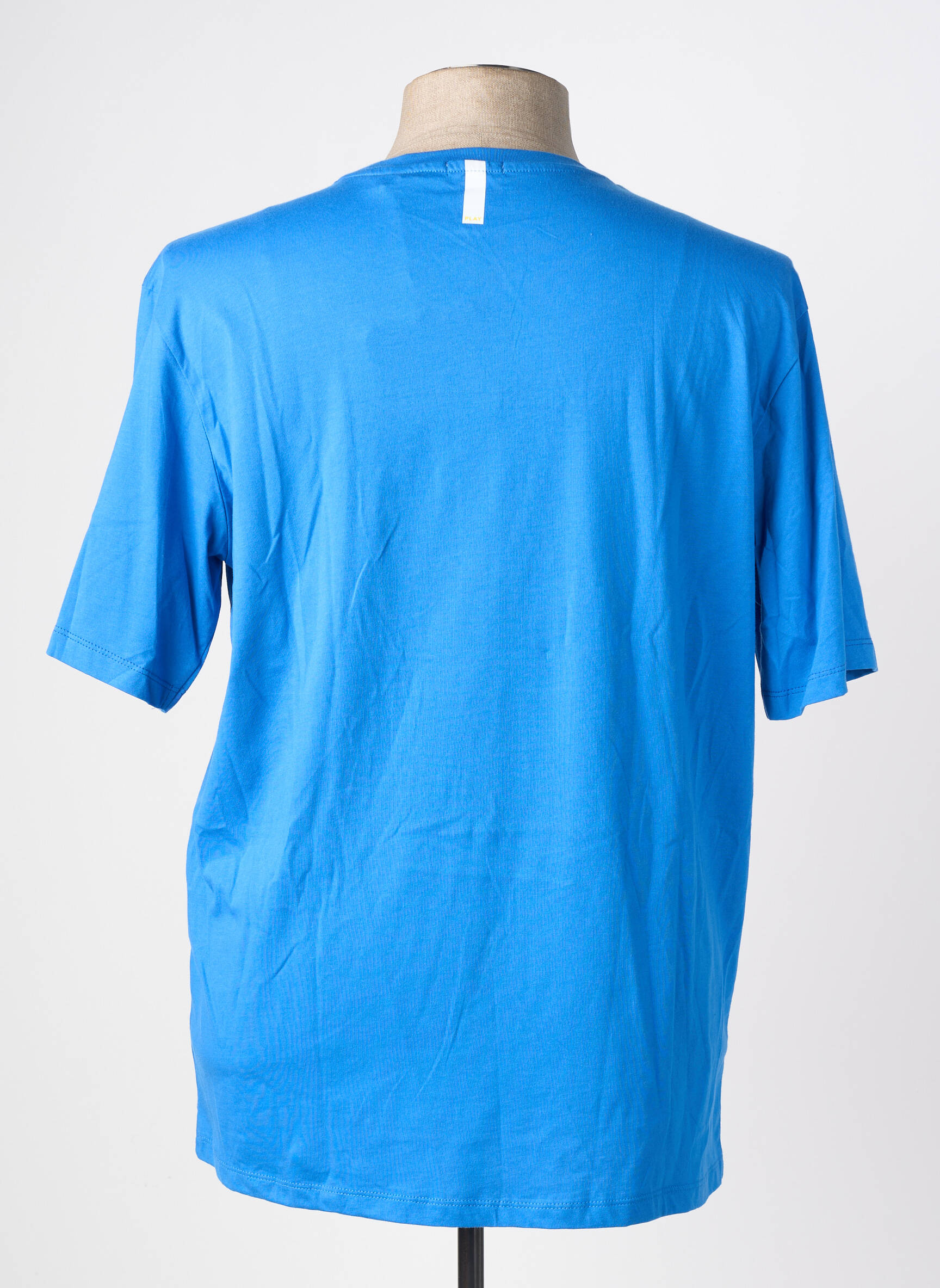 Tricou elasticitate mâneci scurte albastru SERGE BLANCO bărbat