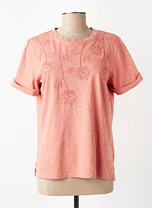 Tricou croială dreaptă mâneci scurte portocalie WHITE STUFF femeie