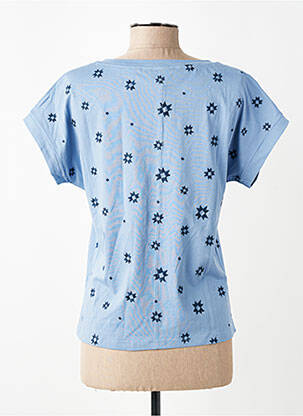 Tricou croială dreaptă mâneci scurte albastru WHITE STUFF femeie