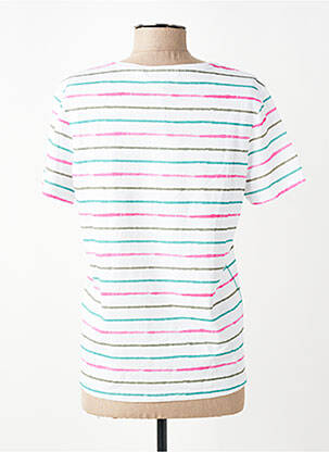 Tricou croială dreaptă mâneci scurte alb WHITE STUFF femeie