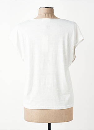 Tricou croială dreaptă mâneci scurte alb MOLLY BRACKEN femeie