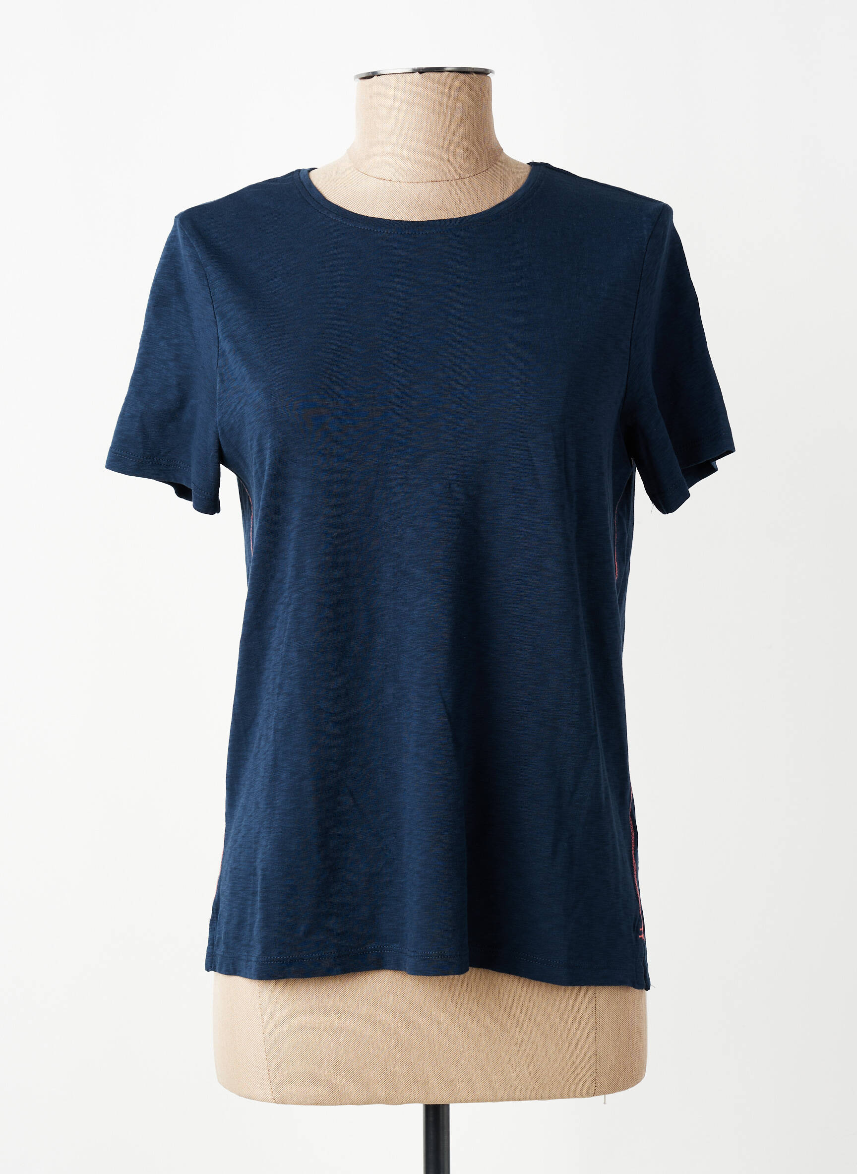 Tricou croială dreaptă mâneci scurte albastru WHITE STUFF femeie