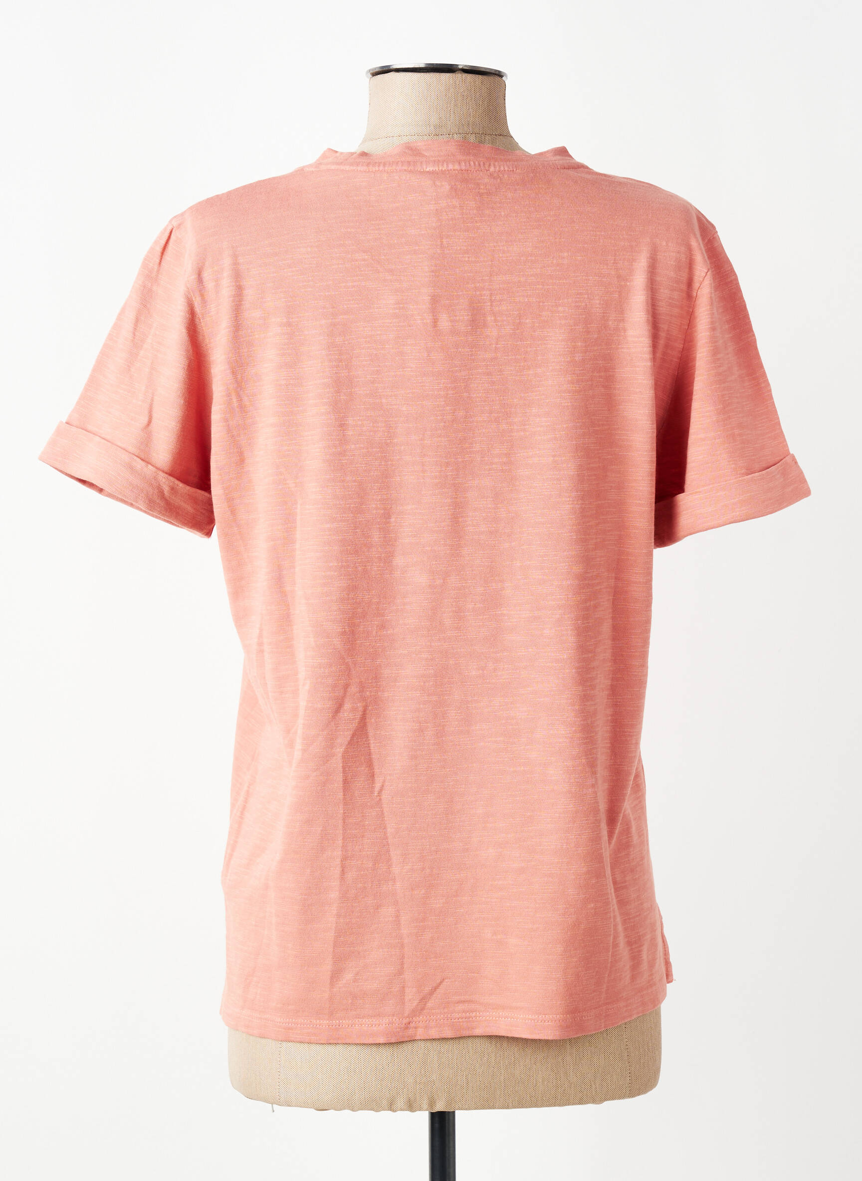 Tricou croială dreaptă mâneci scurte portocalie WHITE STUFF femeie