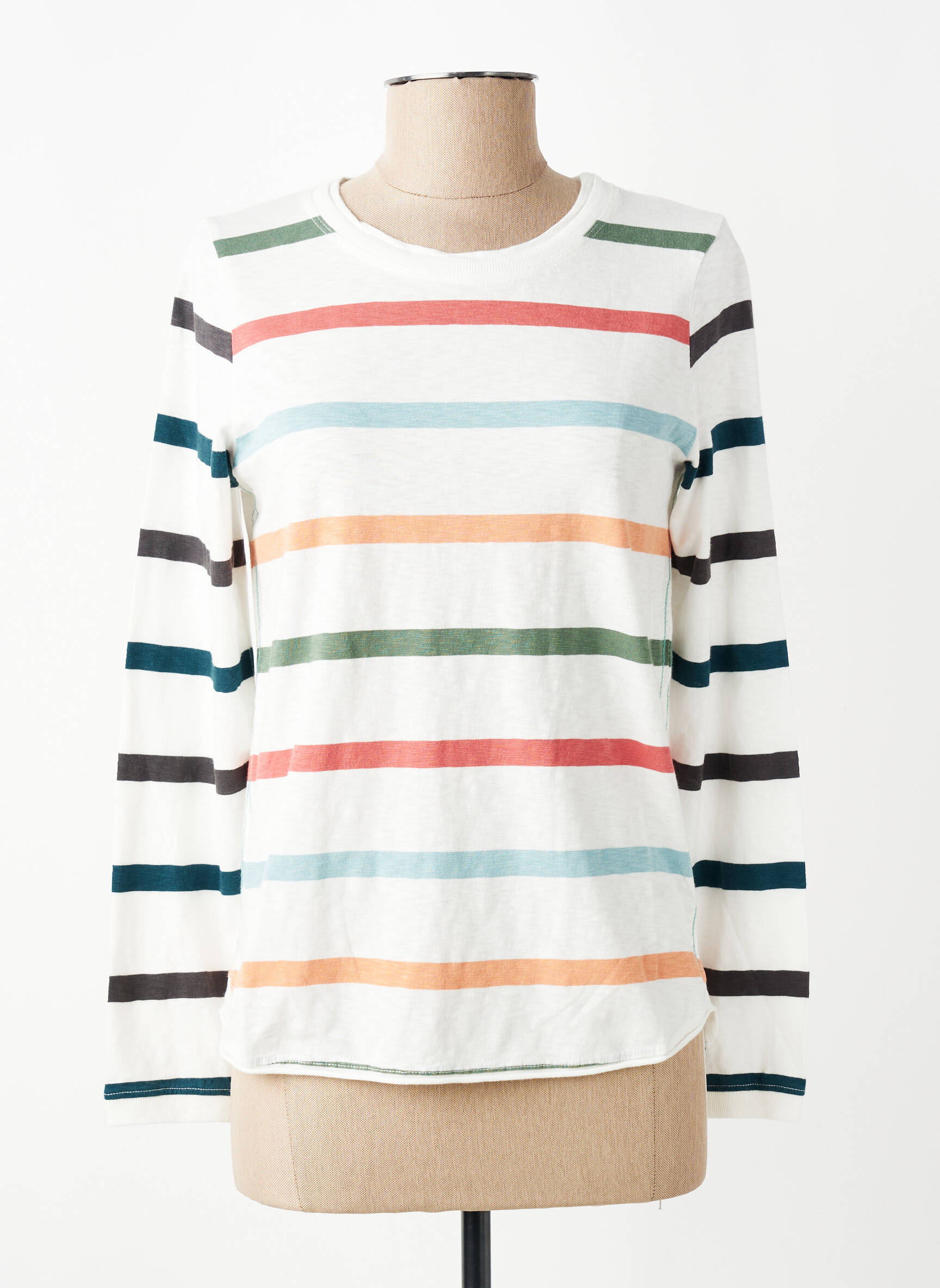 Tricou mâneci lungi mâneci lungi alb WHITE STUFF femeie