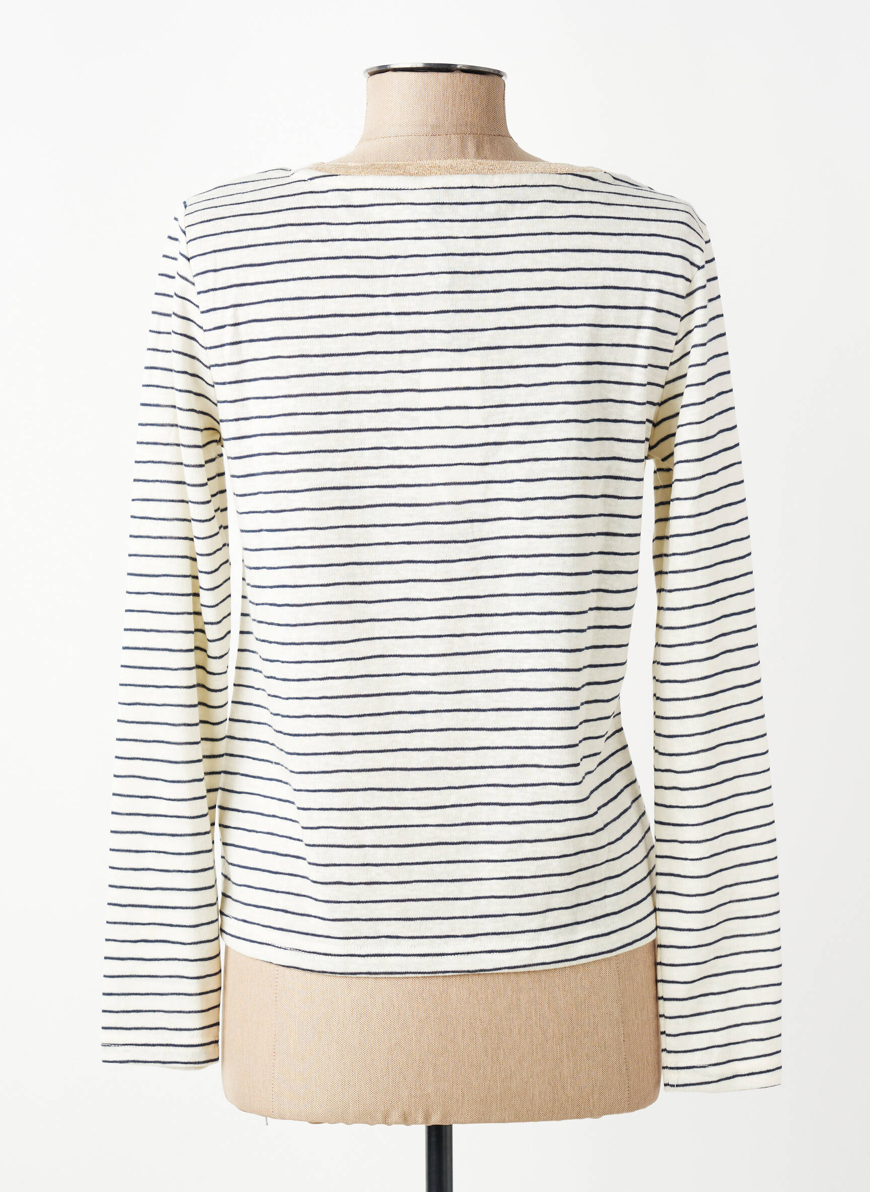 Tricou mâneci lungi mâneci lungi bej MOLLY BRACKEN femeie