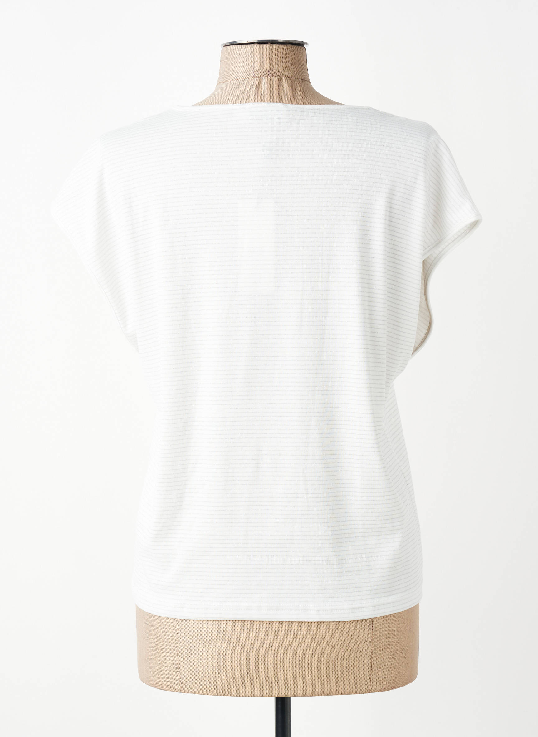 Tricou croială dreaptă mâneci scurte alb MOLLY BRACKEN femeie