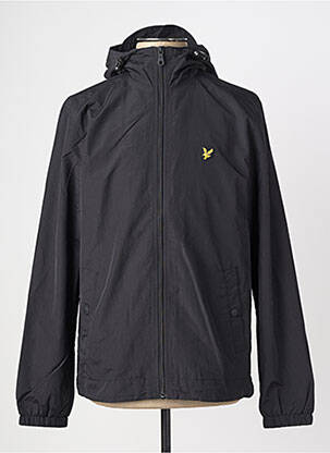 Jachetă vânt strânsă pe partea de jos cu glugă negru LYLE & SCOTT bărbat