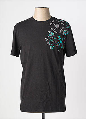 Tricou elasticitate mâneci scurte negru OXBOW bărbat