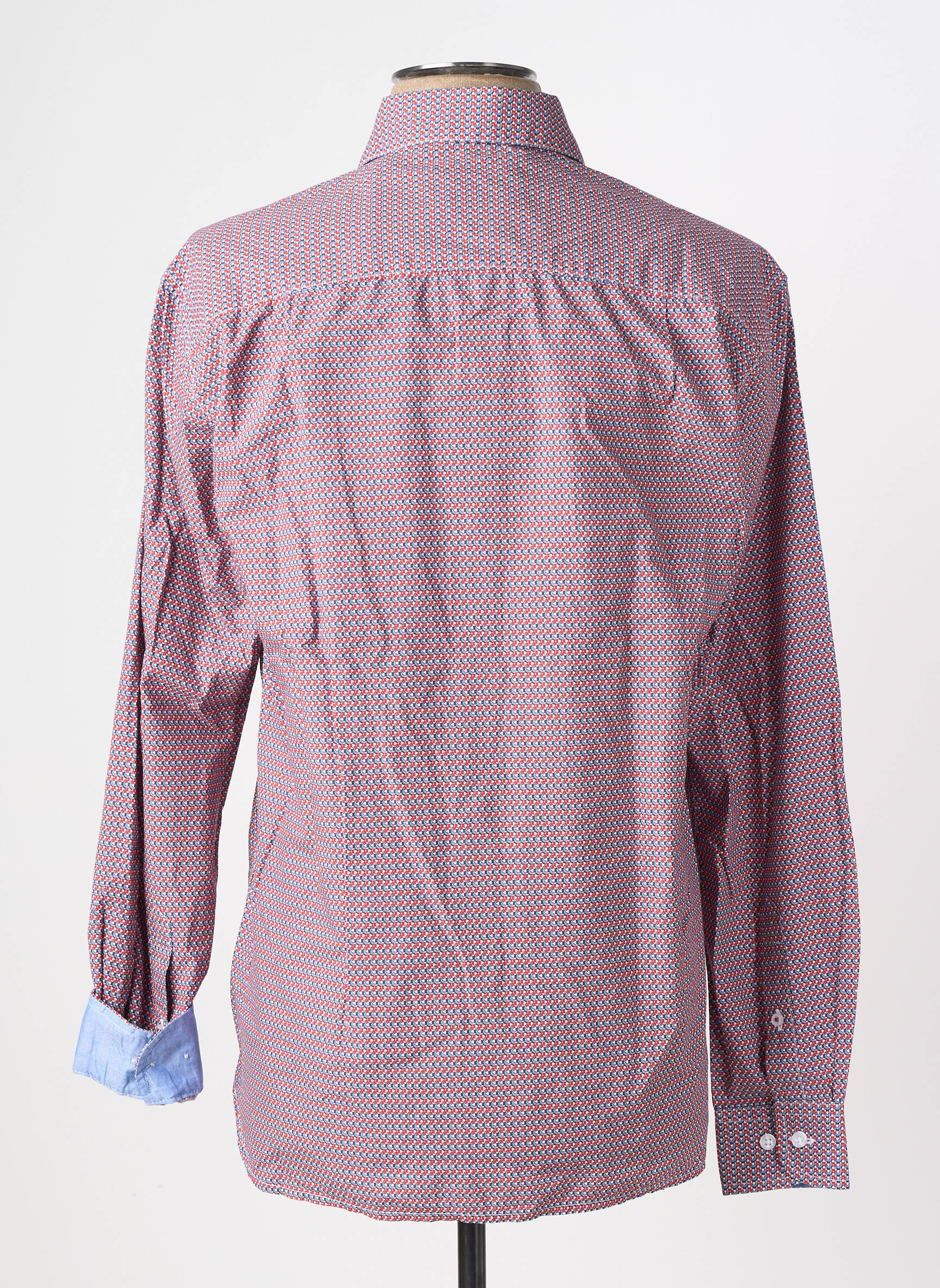 Cămașă cu mâneci lungi buzunare roșu SERGE BLANCO bărbat