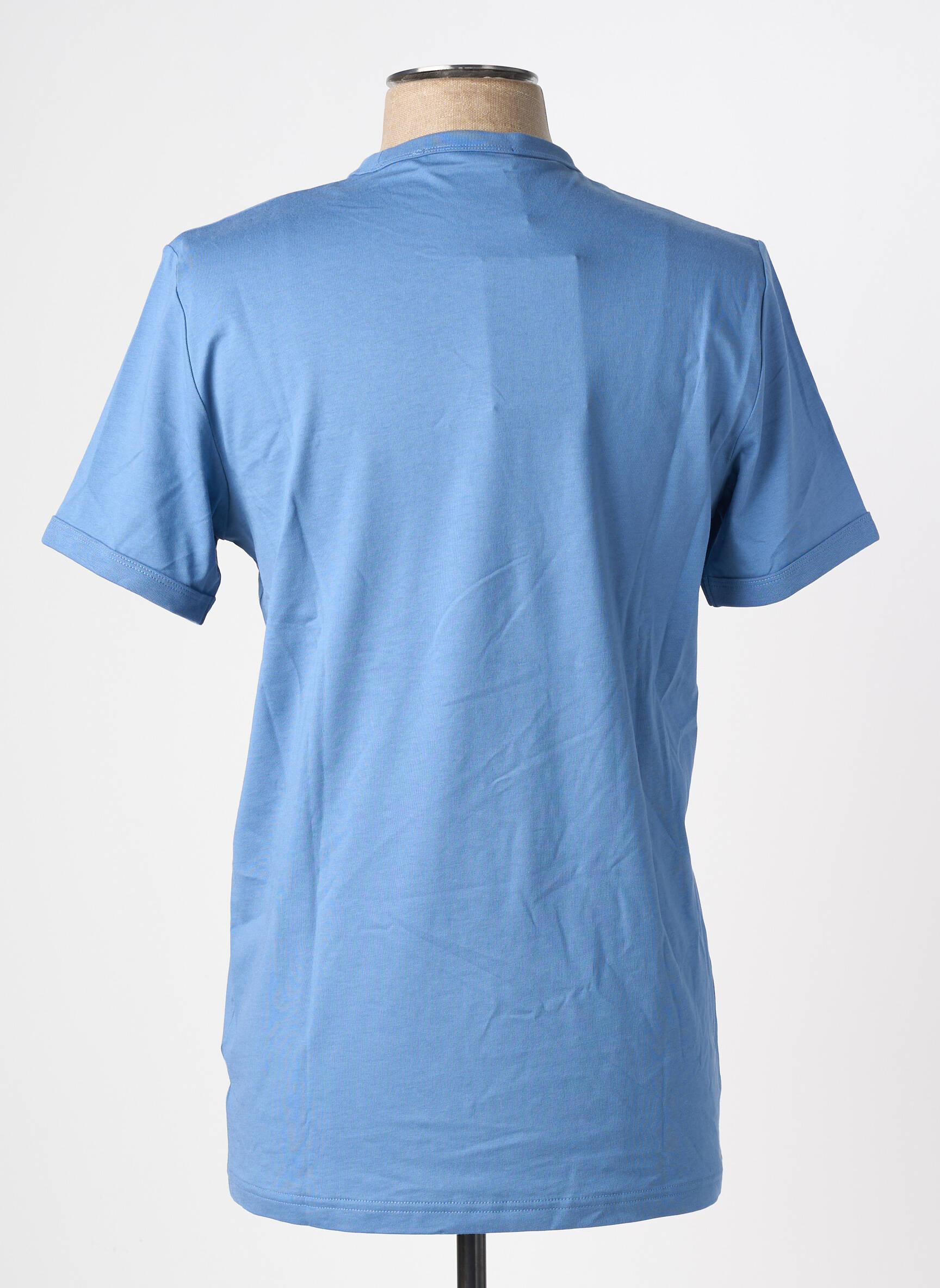 Tricou broderie mâneci scurte albastru FRED PERRY bărbat