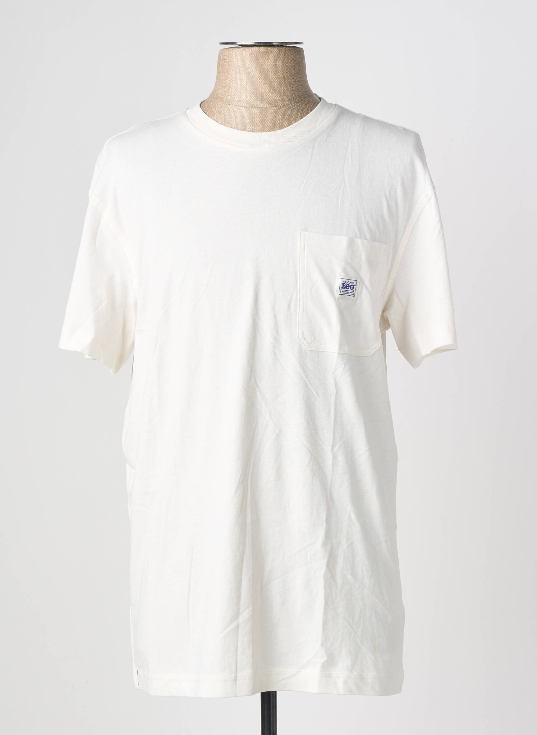 Tricou elasticitate mâneci scurte bej LEE bărbat